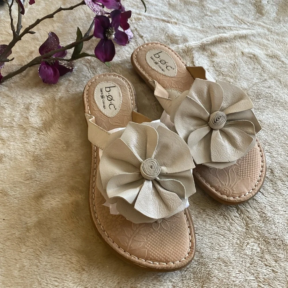BORN Concept leather slippers/sandals